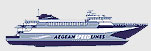 AegeanSpeedLines - SPEEDRUNNER 1.  Departures from Piraeus to Milos, Serifos, Sifnos, Folegandros.