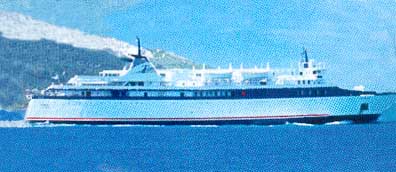 IONIAN FERRIES - Departures From/To Kefallonia, Killini, Argostoli, Zante.