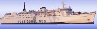 Poseidon Lines. Fery Boat "Sea Harmony"  All year round service to Greece, Cyprus & Israel .