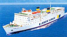 Anek Lines. F/B PREVELI  Piraeus - Rethymnon - Piraeus.