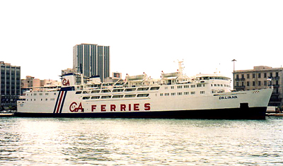 F/B DALIANA - G.A. Ferries routes from/to Piraeus (Athens) and Aegean islands. Sea Travel Ferries to Greek islands. All Greek Ferries Timetables and prices.