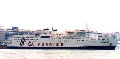 F/B RODANTHI - G.A. Ferries routes from/to Piraeus (Athens) and Aegean islands. Sea Travel Ferries to Greek islands. All Greek Ferries Timetables and prices.