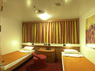 Minoan Lines - HighSpeed ferries : Olympia Palace, Europa Palace, Knossos Palace,  Festos Palace < < 2 Bed Cabin > >