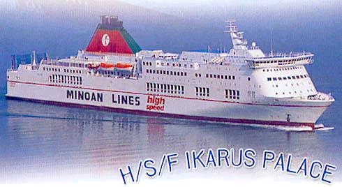 Ikarus Palace - Minoan Lines HighSpeed Ferries.