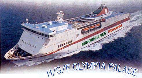 Olympia Palace - Minoan Lines HighSpeed Ferries.