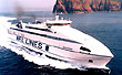 High Speed AEOLOS KENTERIS II -  From Piraeus to Syros, Tinos, Mykonos, Paros, Naxos, Lavrio, Kythnos, Amorgos and Back.